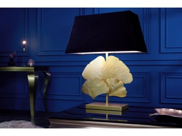 LAMPA STOŁOWA GINKGO 60CM ZŁOTA