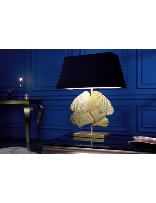 LAMPA STOŁOWA GINKGO 60CM ZŁOTA