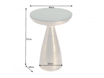 STOLIK BOCZNY ELEMENTS 40CM ZŁOTY