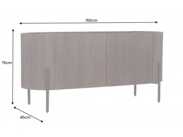 KOMODA GATSBY 160X40 CM MANGO