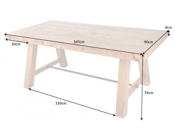 STÓŁ FINCA 165X90 CM SOSNA
