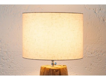 KLOSZ DO LAMPY STOŁOWEJ ROOTS 30 CM BEŻOWY