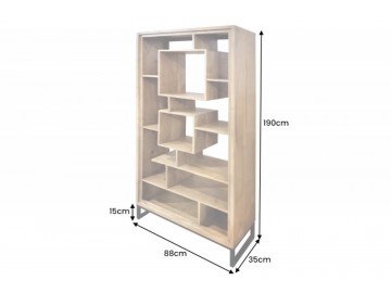 REGAŁ CUBUS 190X35 CM AKACJA