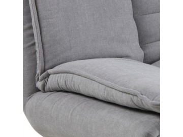 SOFA ROZKŁADANA FAITH JASNOSZARA 196 CM