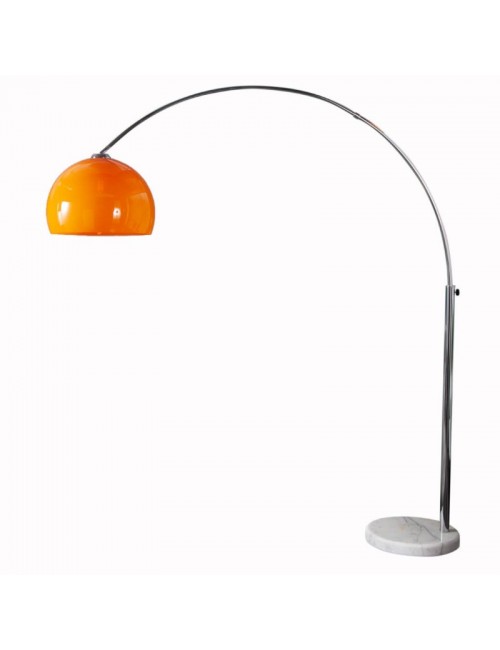 LAMPA PODŁOGOWA BIG BOW II 175-205 CM POMARAŃCZOWA