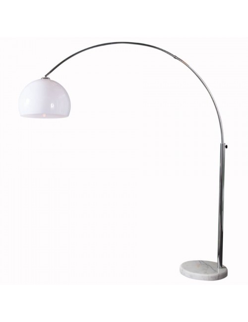 LAMPA PODŁOGOWA BIG BOW II 175-205 CM BIAŁA