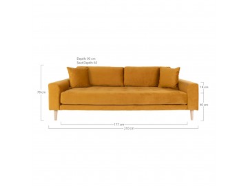 Lido 3 Seater Sofa