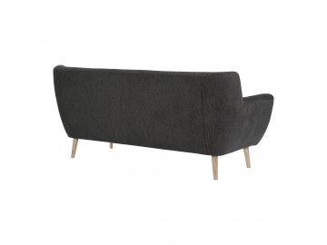 Monte sofa 3-osobowa ciemnoszara