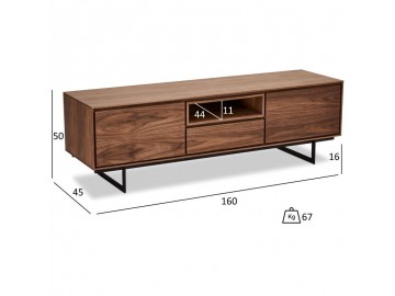 STOLIK RTV TOKYO 160X45CM ORZECH