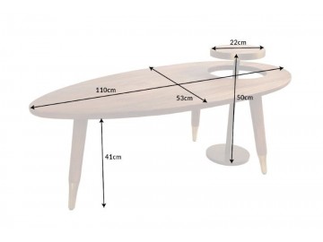 STOLIK KAWOWY GATSBY 110 CM MANGO