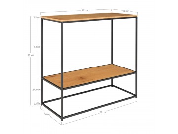 Vita konsola dąb 80x36cm