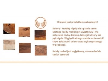 STOLIK KAWOWY GIANT 60X60 CM PALISANDER