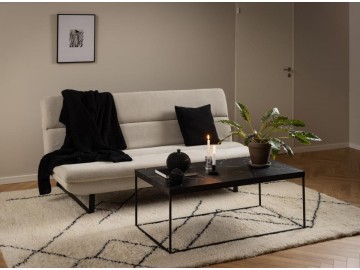 SOFA ROZKŁADANA ARBONNE BEŻOWA 200X91 CM