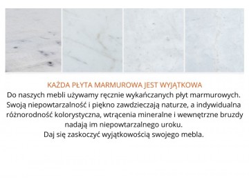 STOLIK KAWOWY MARVELOUS 70X55 CM CERAMIKA TAUPE BRĄZOWO-SZARA