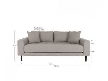 Lido 2,5 Seater Sofa