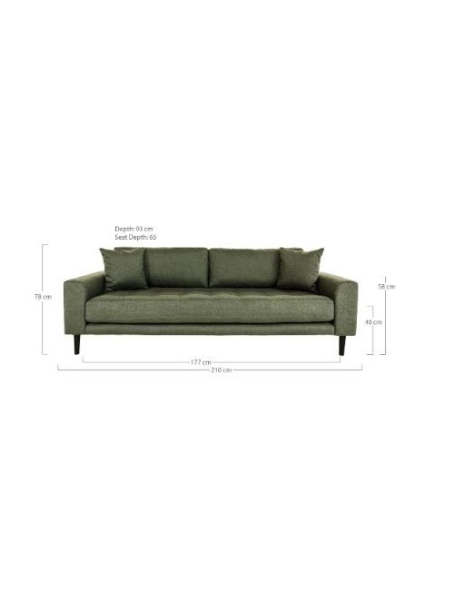 Lido 3 Seater Sofa