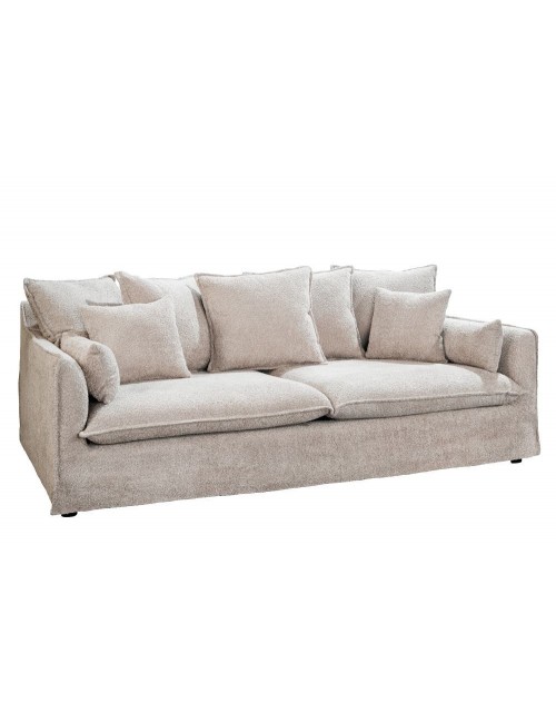 SOFA HEAVEN 200X105 CM BOUCLE BEŻOWY