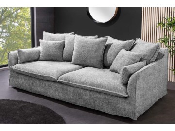 SOFA HEAVEN 200X105 CM BOUCLE SZARY