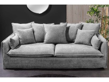 SOFA HEAVEN 200X105 CM BOUCLE SZARY