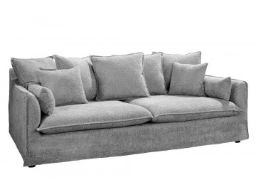 SOFA HEAVEN 200X105 CM BOUCLE SZARY