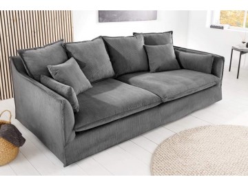 SOFA HEAVEN 200X105 CM SZTRUKS SZARY