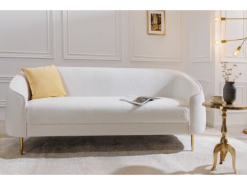 SOFA DIVA 205X85 CM BOUCLE BIAŁY