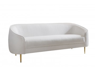 SOFA DIVA 205X85 CM BOUCLE BIAŁY