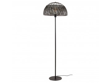 LAMPA PODŁOGOWA ASTER 164 CM METALOWA CZARNOBRĄZOWA