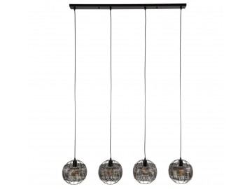 LAMPA WISZĄCA ASTER II METALOWA CZARNOBRĄZOWA