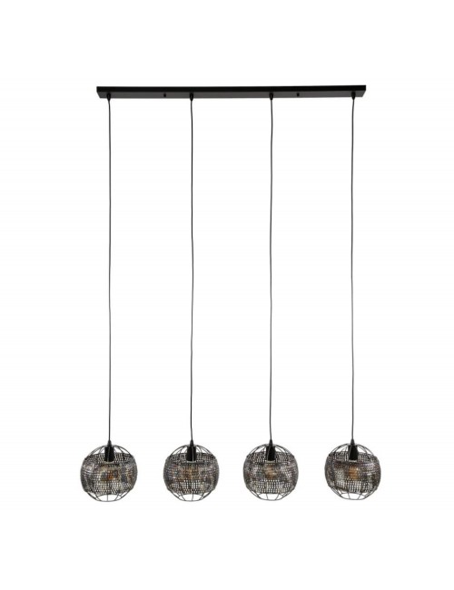 LAMPA WISZĄCA ASTER II METALOWA CZARNOBRĄZOWA