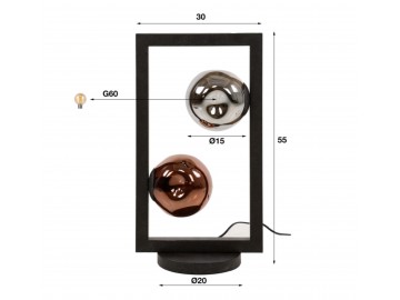 LAMPA WISZĄCA ALIBI SZKLANA PRZEŹROCZYSTA