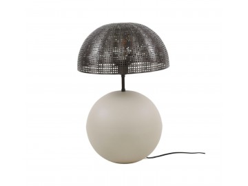 LAMPA STOŁOWA KALITA 57 CM SZARA