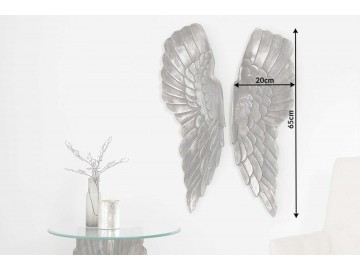 RZEŹBA FALLEN ANGEL 65 CM ANTYCZNY BRĄZ