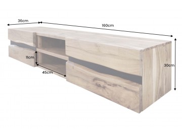 SZAFKA RTV AMAZONAS 160X36 CM AKACJA