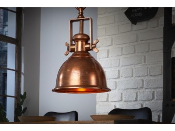 LAMPA WISZĄCA INDUSTRIAL MIEDZIANA