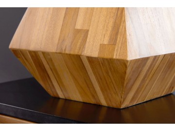 LAMPA STOŁOWA DIAMOND 45 CM TEAK