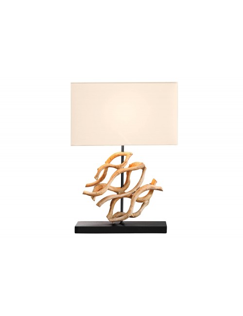 LAMPA STOŁOWA THE WAVE II 40X20 CM TEAK