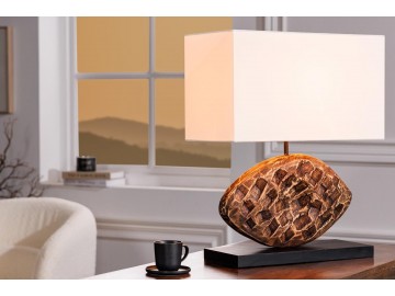 LAMPA STOŁOWA REEF 50 CM AKACJA