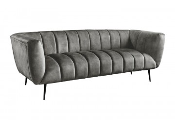 SOFA NOBLESSE 225X90CM WELUR BEŻOWY