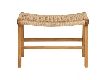 TABORET DERBY POLIRATTAN TEAK