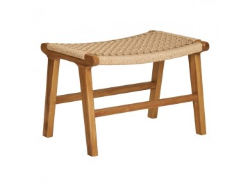 TABORET DERBY POLIRATTAN TEAK