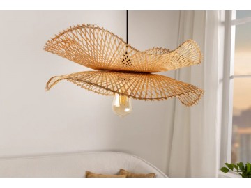 LAMPA WISZĄCA ORGANIC LIVING 50 CM BAMBUS