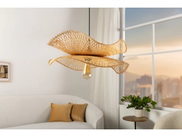 LAMPA WISZĄCA ORGANIC LIVING 50 CM BAMBUS