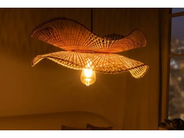 LAMPA WISZĄCA ORGANIC LIVING 50 CM BAMBUS