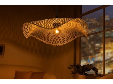 LAMPA WISZĄCA ORGANIC LIVING 50 CM BAMBUS