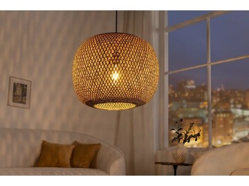 LAMPA WISZĄCA ORGANIC LIVING 45 CM BAMBUS