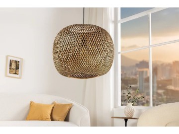 LAMPA WISZĄCA ORGANIC LIVING 45 CM BAMBUS