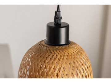 LAMPA WISZĄCA ORGANIC LIVING 20 CM BAMBUS