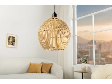 LAMPA WISZĄCA ORGANIC LIVING 30 CM BAMBUS