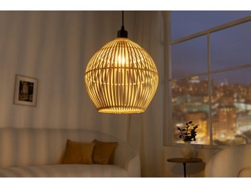 LAMPA WISZĄCA ORGANIC LIVING 30 CM BAMBUS